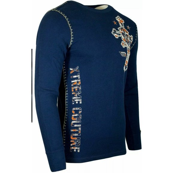 Xtreme Couture AFFLICTION Men's Thermal L/S SOLDIE - Picture 6 of 11
